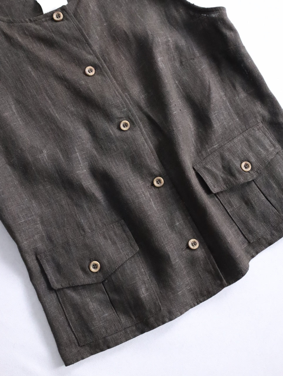 3piece linen setup brown