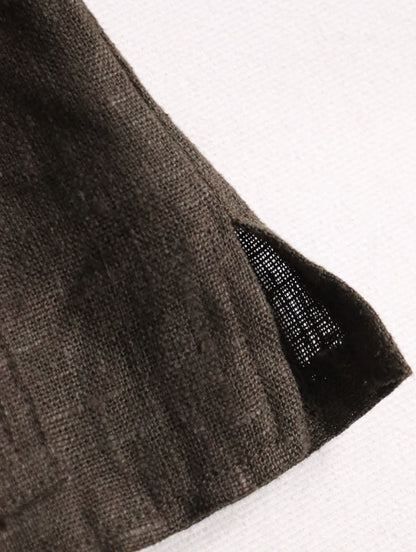 3piece linen setup brown
