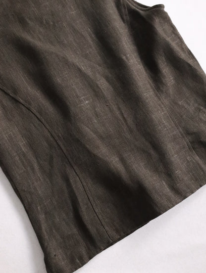 3piece linen setup brown