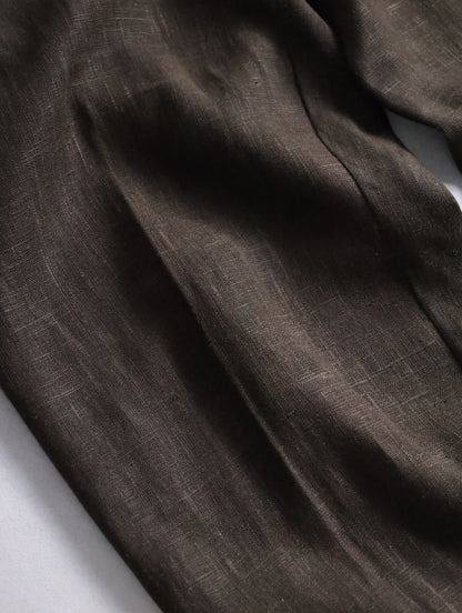 3piece linen setup brown