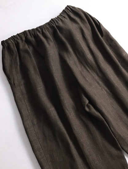 3piece linen setup brown