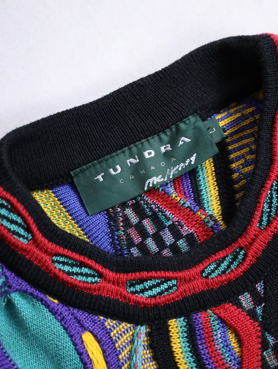 TUNDRA 3D knit sweater multi