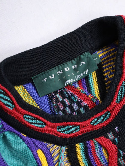 TUNDRA 3D knit sweater multi