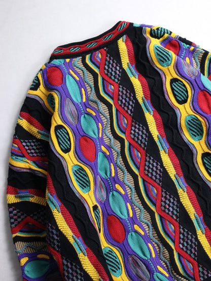 TUNDRA 3D knit sweater multi