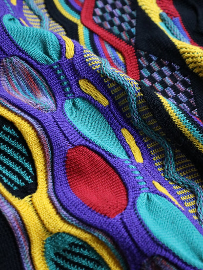 TUNDRA 3D knit sweater multi