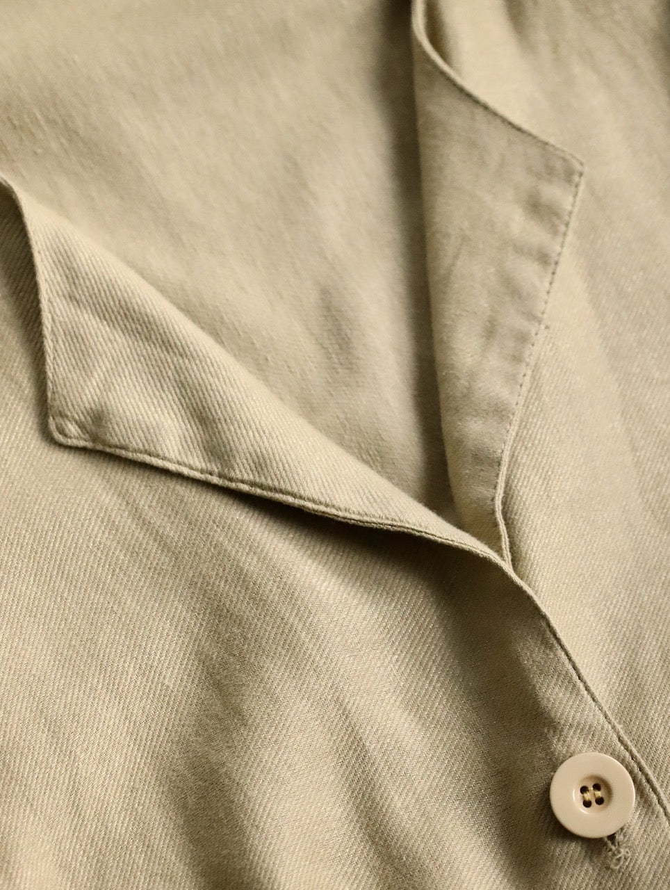 linen cotton dolman sleeve jacket ocher