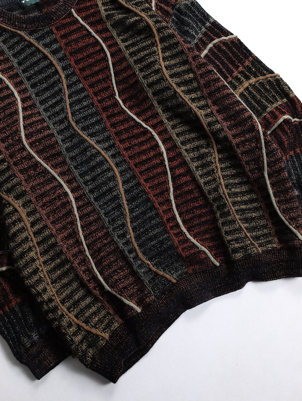 TUNDRA 3D knit sweater black