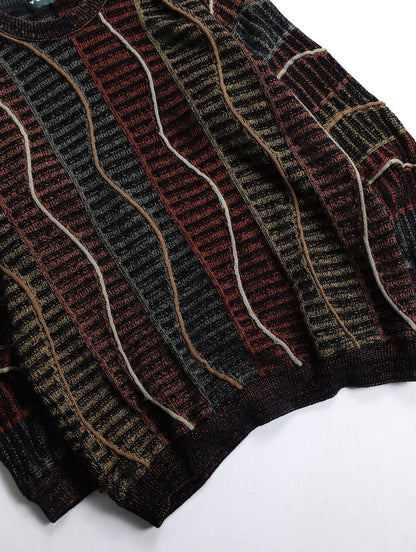 TUNDRA 3D knit sweater black