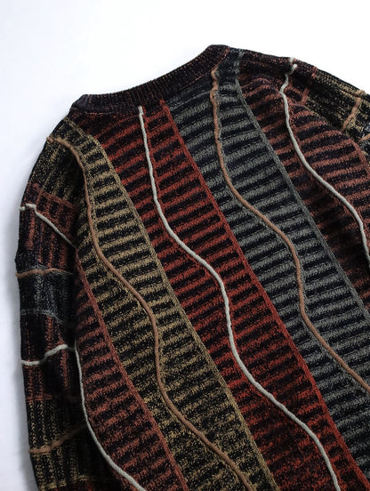 TUNDRA 3D knit sweater black
