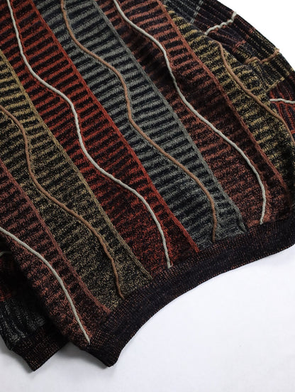 TUNDRA 3D knit sweater black