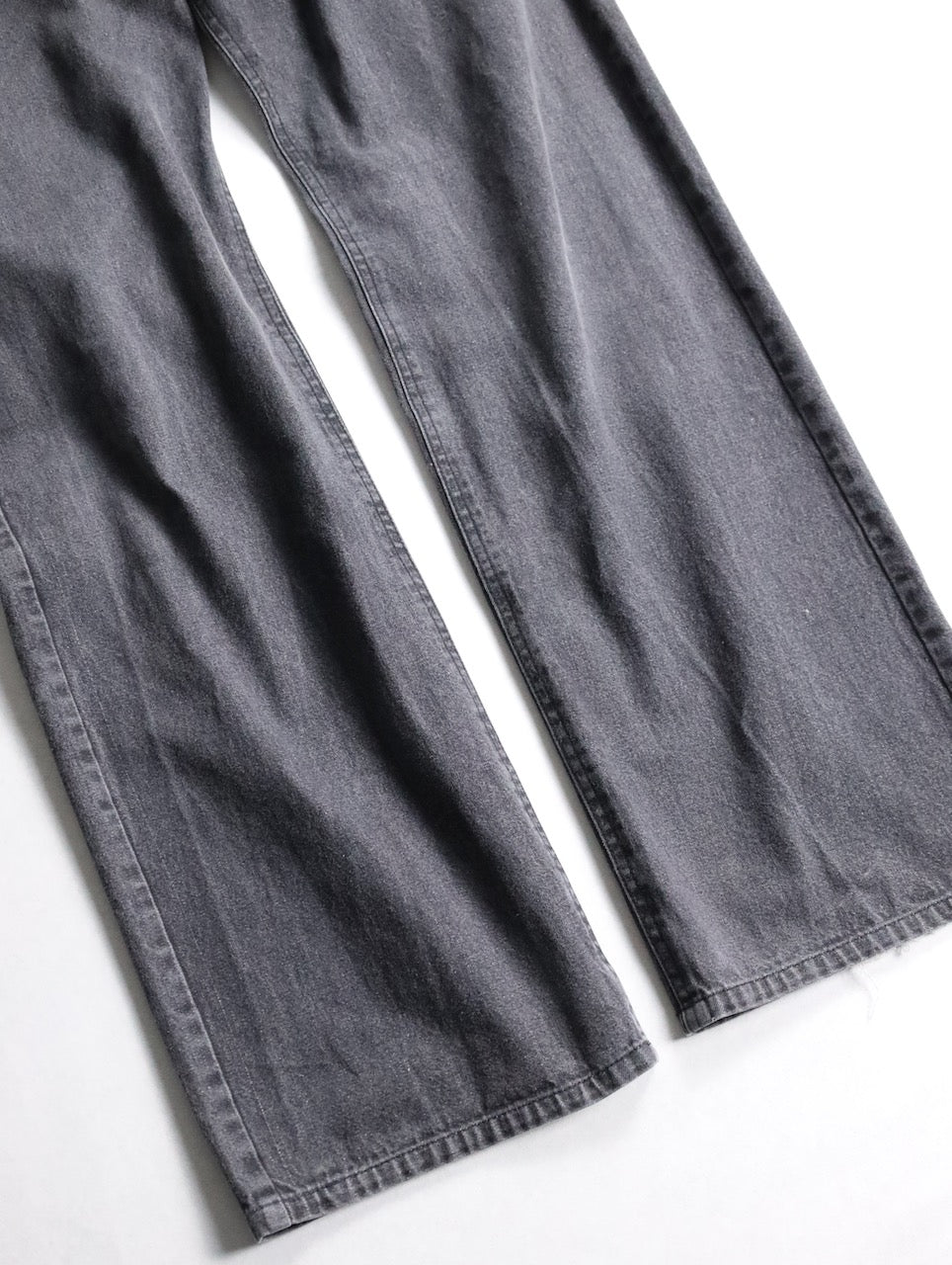Y's yohji yamamoto print denim pants black