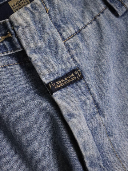 Marithe Francois Girbaud shuttle denim pants blue