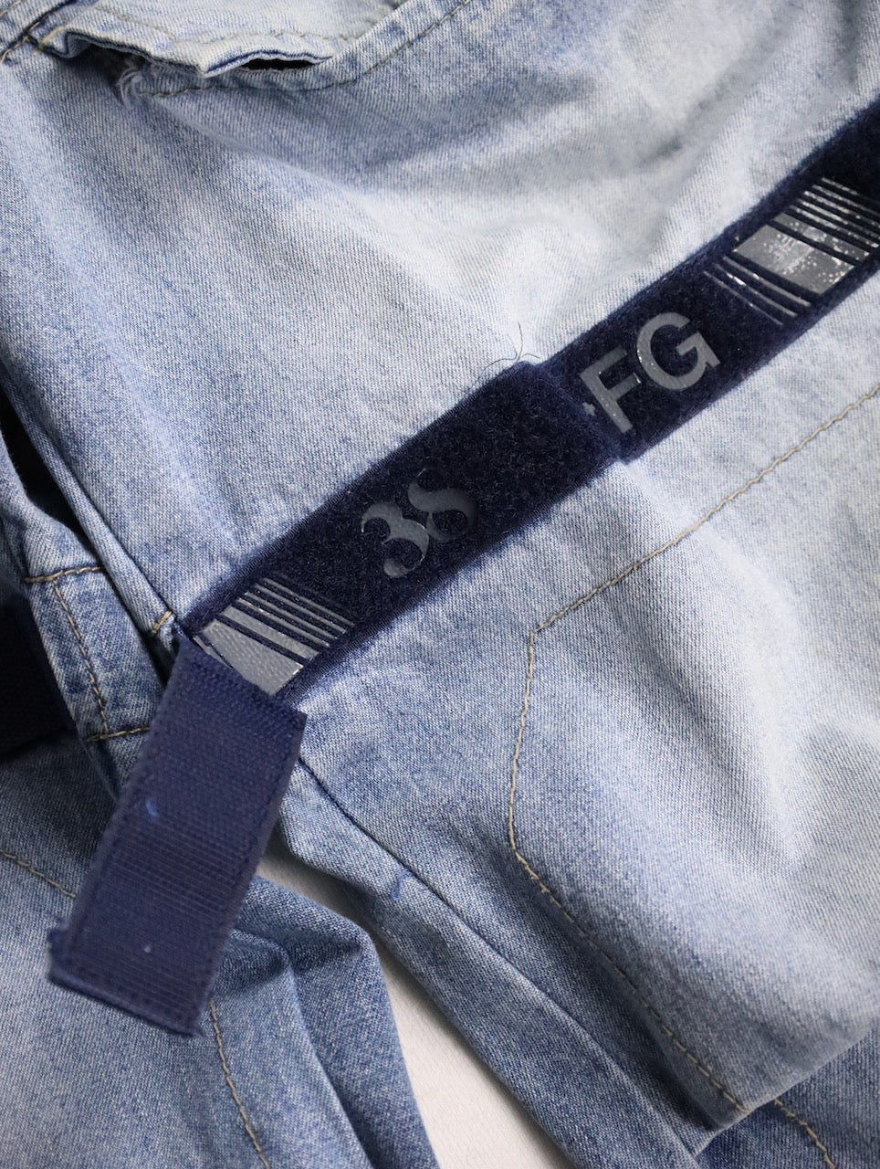 Marithe Francois Girbaud shuttle denim pants blue