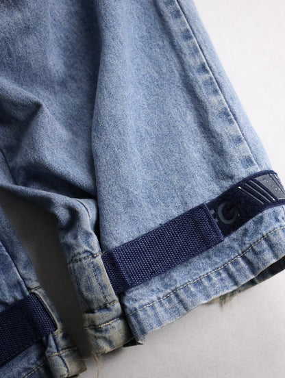 Marithe Francois Girbaud shuttle denim pants blue