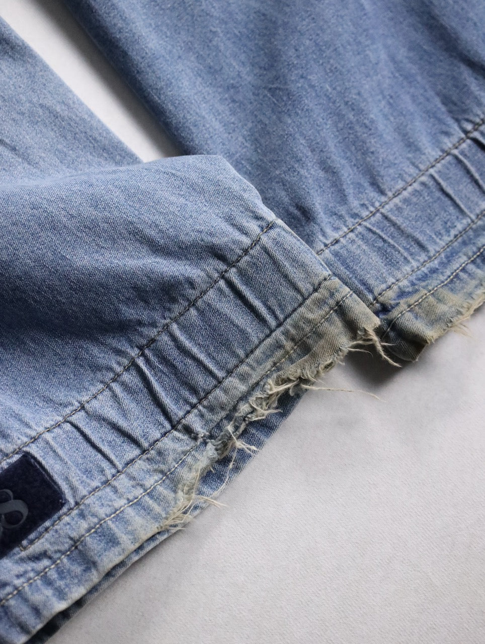 Marithe Francois Girbaud shuttle denim pants blue