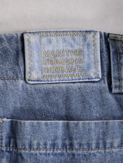 Marithe Francois Girbaud shuttle denim pants blue