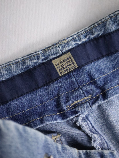 Marithe Francois Girbaud shuttle denim pants blue