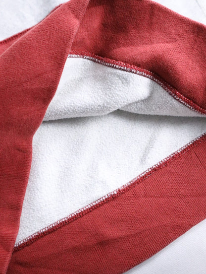 Abercrombie&Fitch 2tone hoodie gray-red