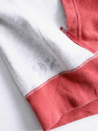 Abercrombie&Fitch 2tone hoodie gray-red
