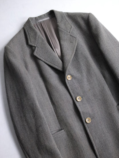 90s ARMANI COLLEZIONI middle wool blouson gray