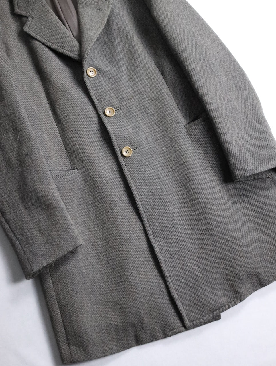 90s ARMANI COLLEZIONI middle wool blouson gray