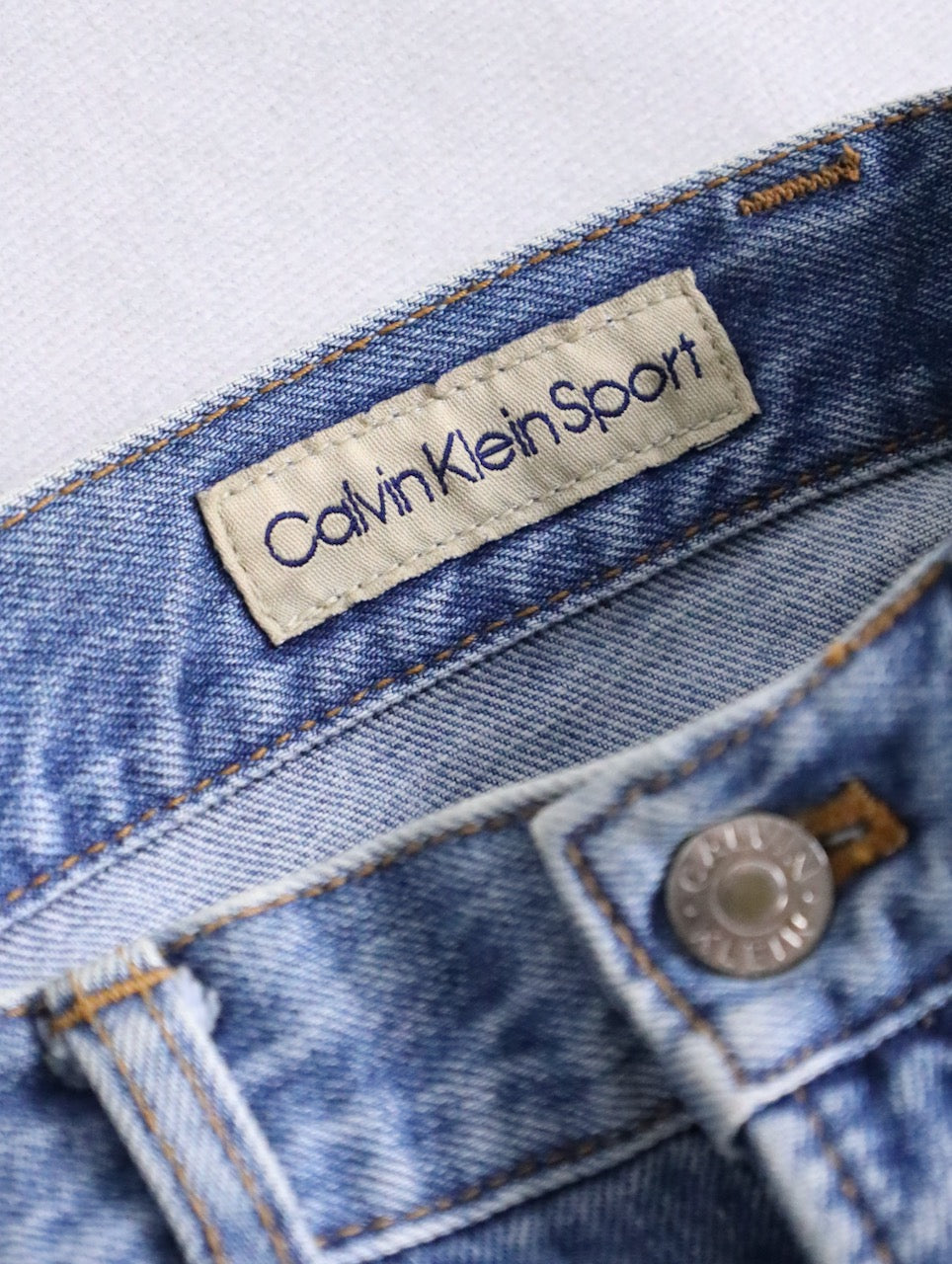 Calvin Klein taperd denim pants lightblue