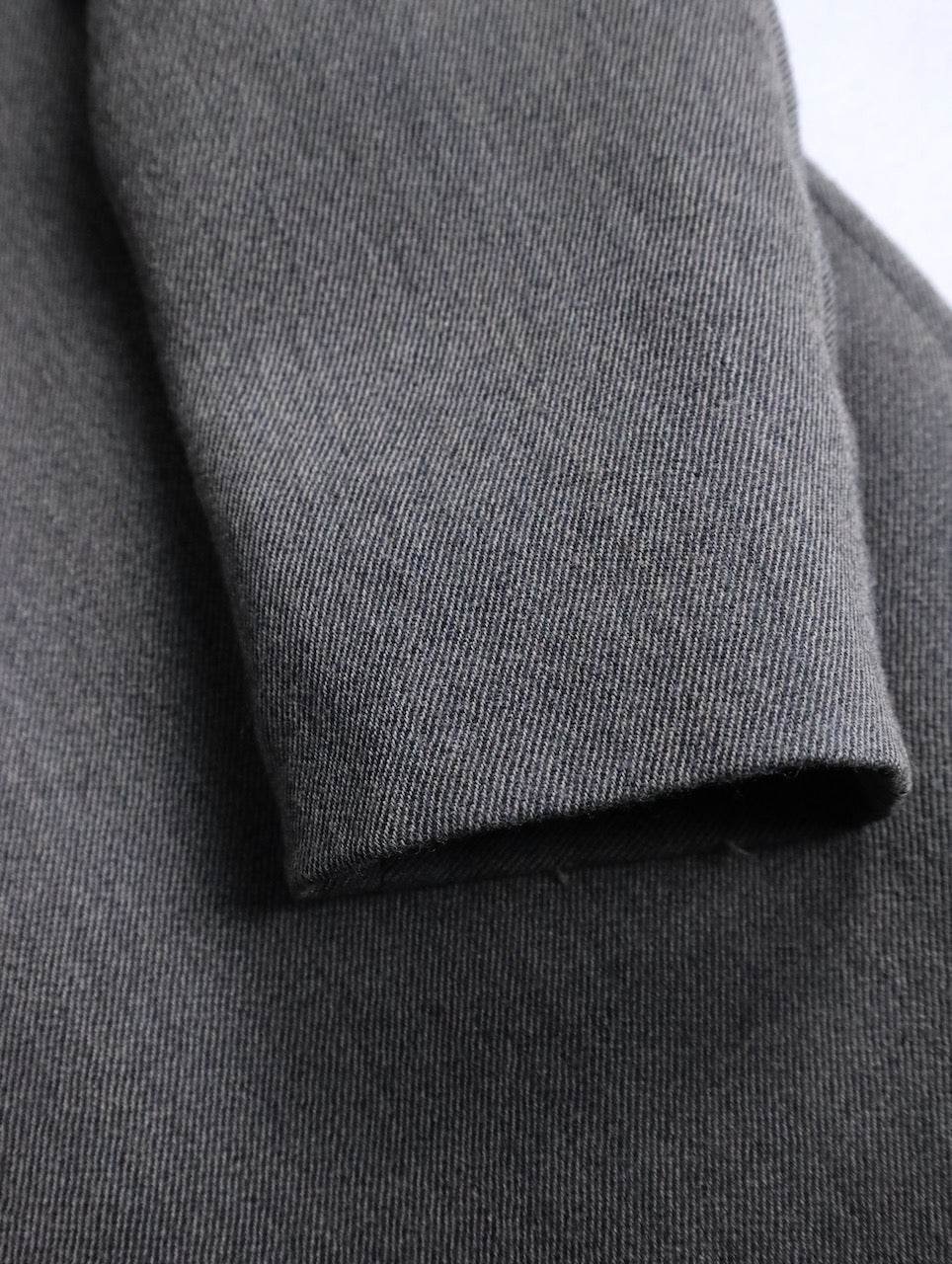 90s ARMANI COLLEZIONI middle wool blouson gray