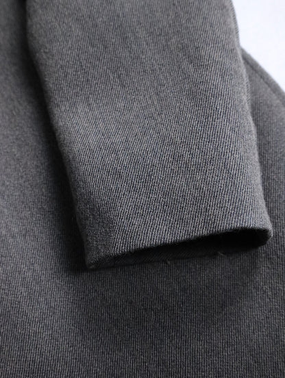 90s ARMANI COLLEZIONI middle wool blouson gray