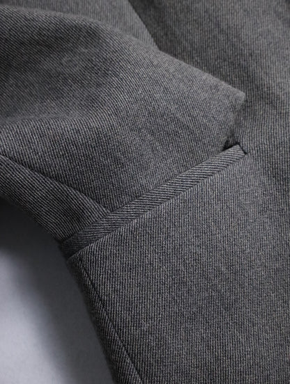 90s ARMANI COLLEZIONI middle wool blouson gray