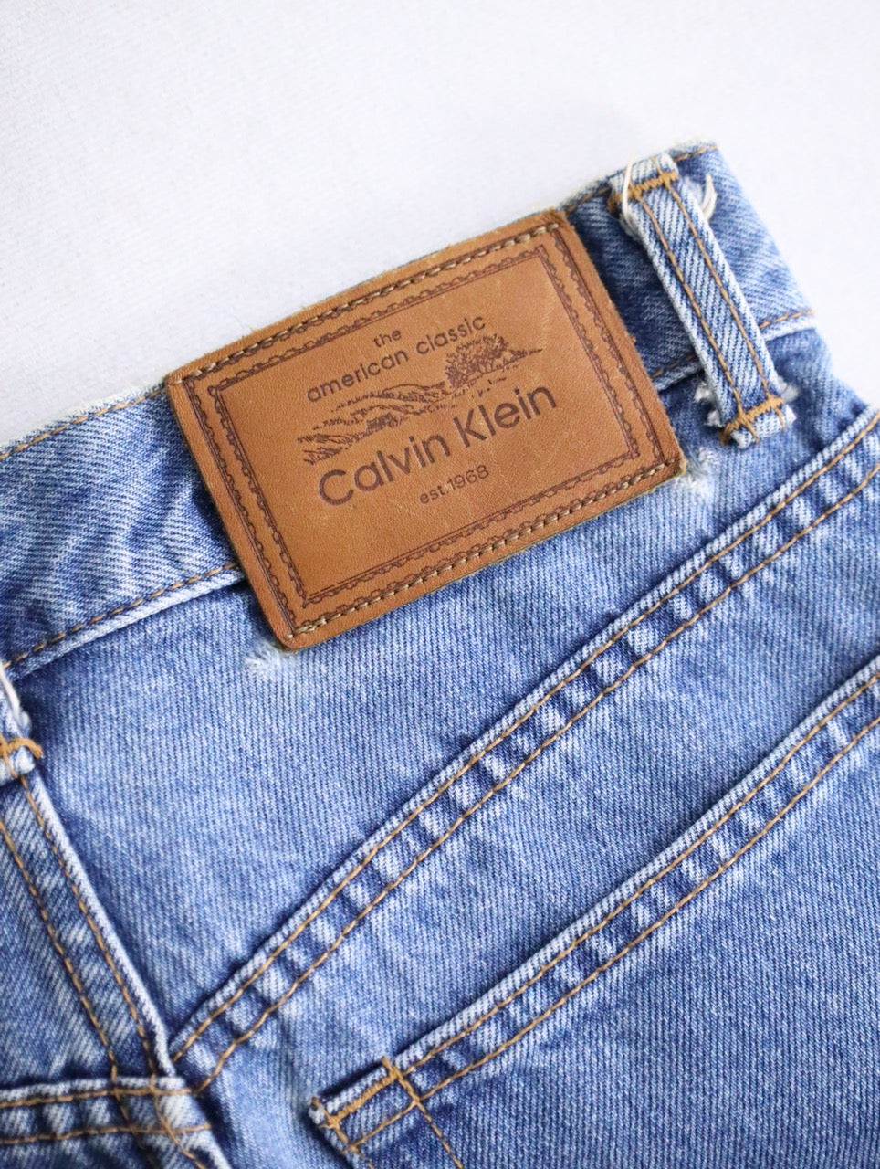 Calvin Klein taperd denim pants lightblue