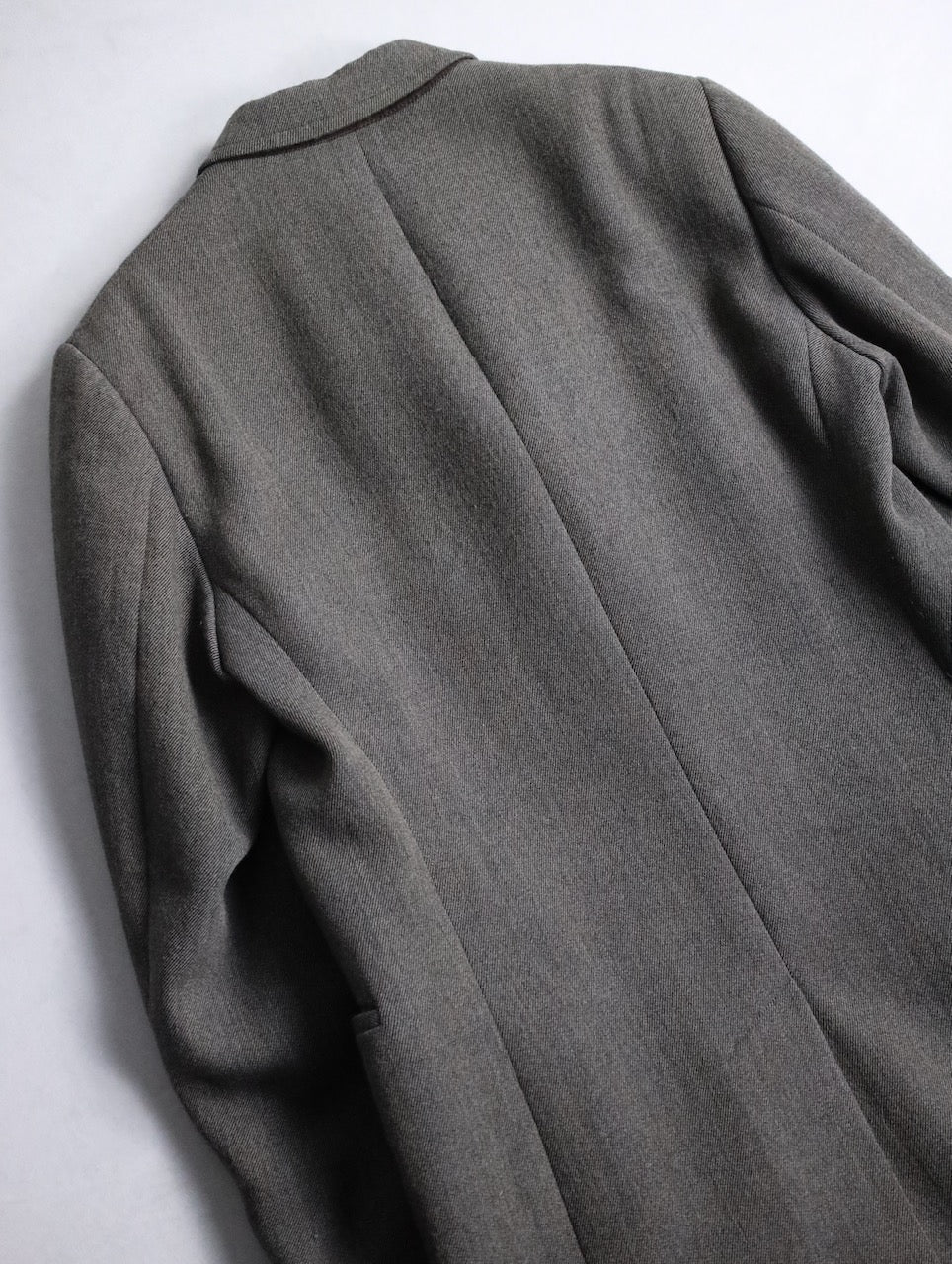 90s ARMANI COLLEZIONI middle wool blouson gray