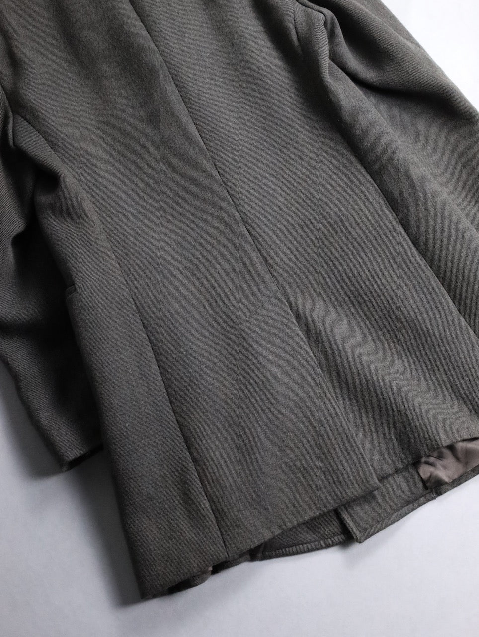 90s ARMANI COLLEZIONI middle wool blouson gray