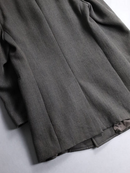 90s ARMANI COLLEZIONI middle wool blouson gray