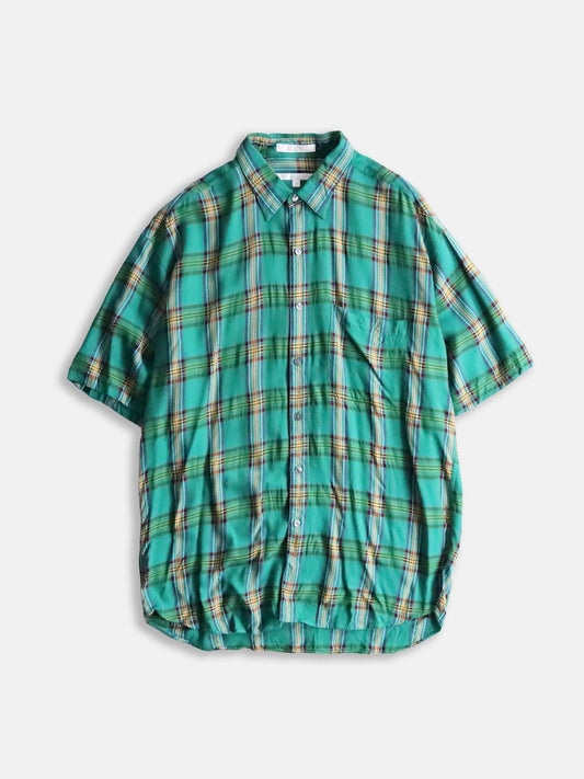 perry ellis s/s rayon shirt multi