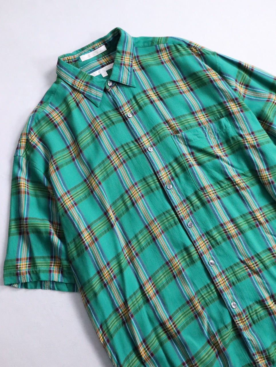 perry ellis s/s rayon shirt multi