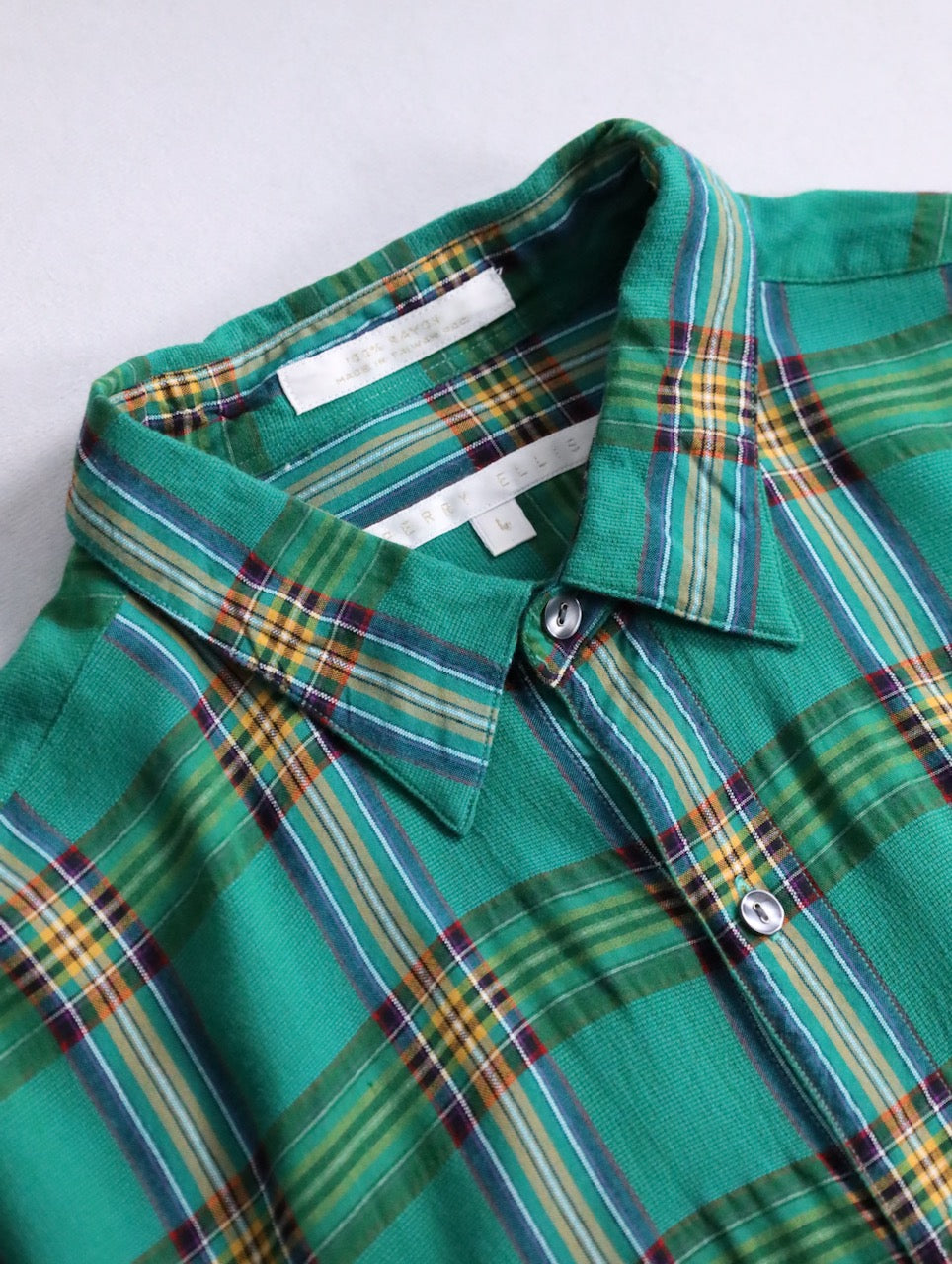 perry ellis s/s rayon shirt multi