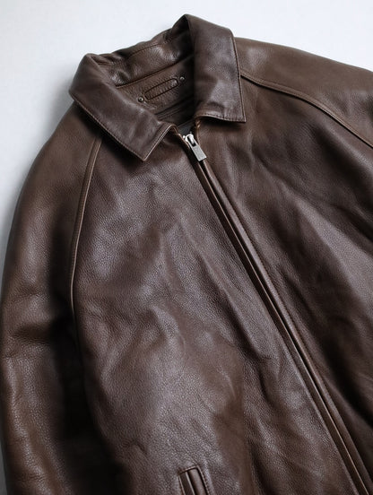WILSONS LEATHER real muton jacket brown