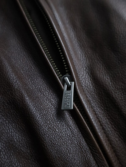 WILSONS LEATHER real muton jacket brown