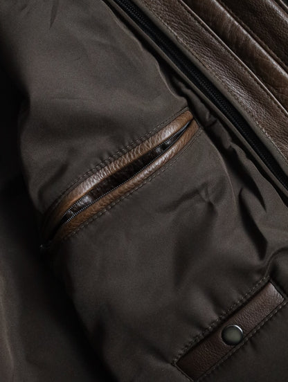 WILSONS LEATHER real muton jacket brown