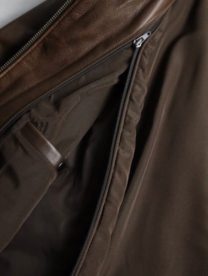 WILSONS LEATHER real muton jacket brown