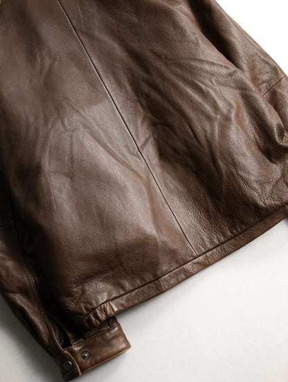 WILSONS LEATHER real muton jacket brown