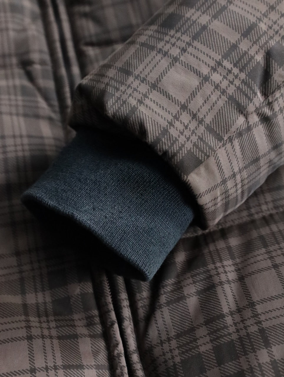 Columbia check down jacket brown