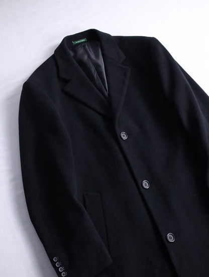 Lauren Ralph Lauren wool cashmere long coat black