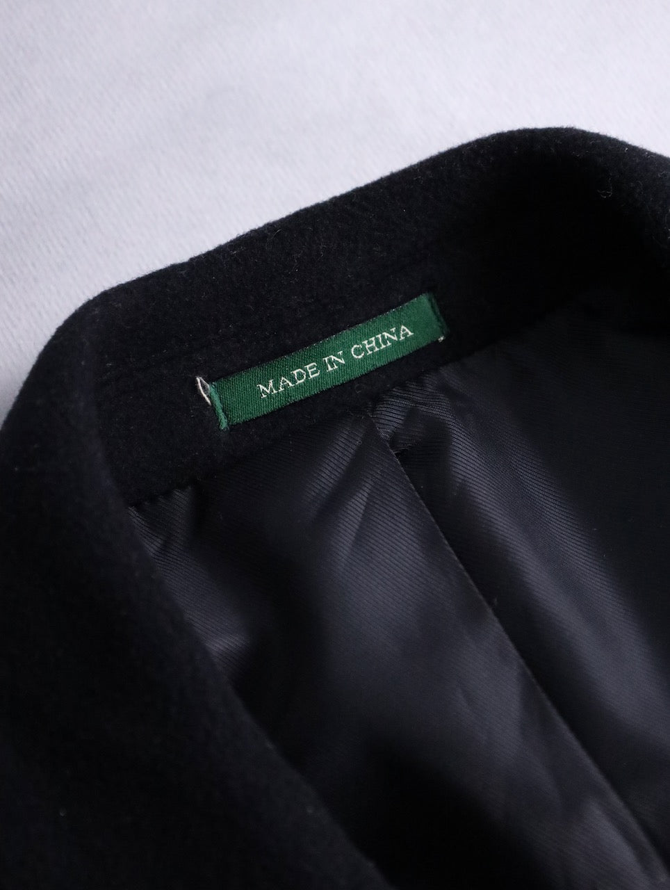 Lauren Ralph Lauren wool cashmere long coat black