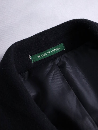 Lauren Ralph Lauren wool cashmere long coat black