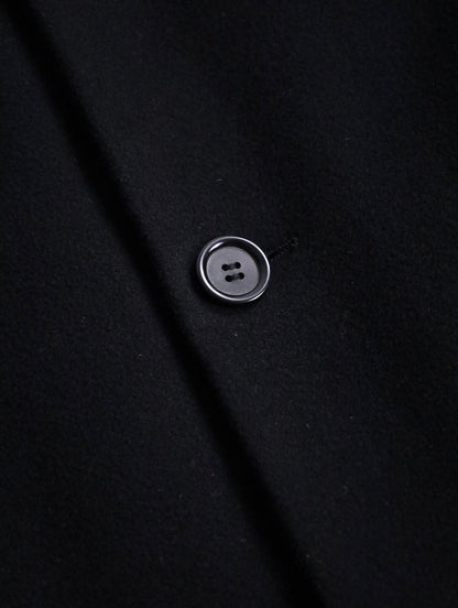 Lauren Ralph Lauren wool cashmere long coat black