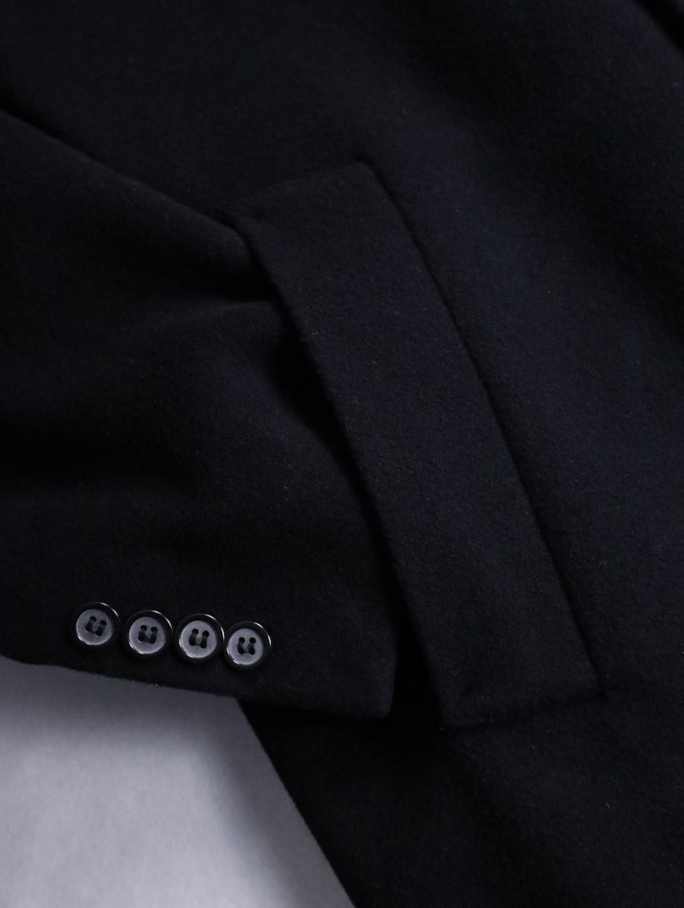 Lauren Ralph Lauren wool cashmere long coat black