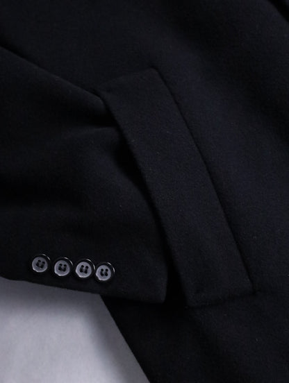 Lauren Ralph Lauren wool cashmere long coat black