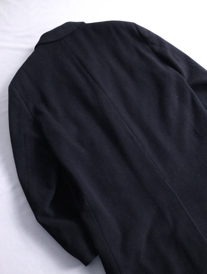 Lauren Ralph Lauren wool cashmere long coat black