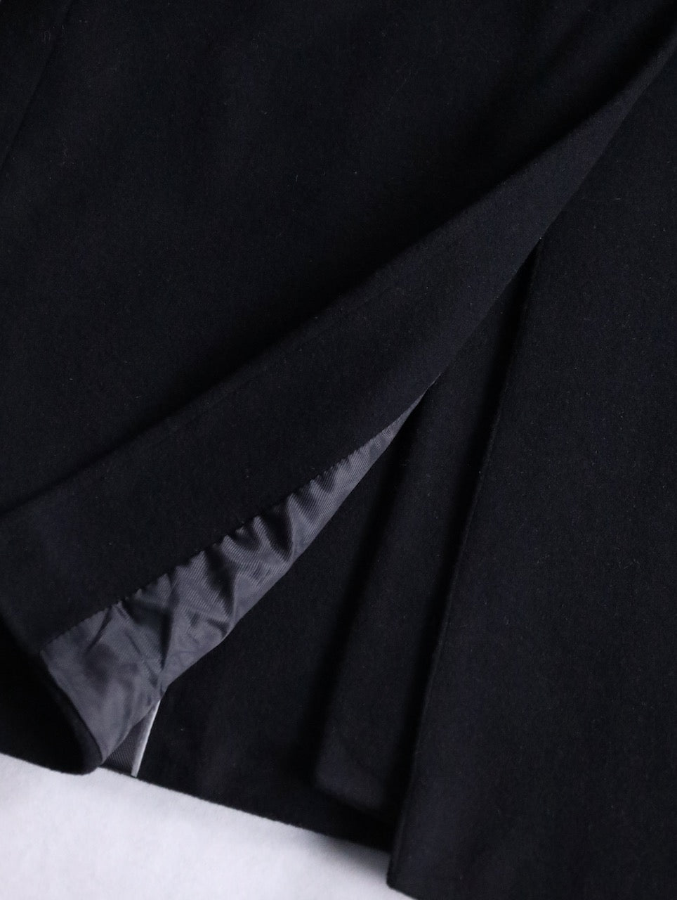 Lauren Ralph Lauren wool cashmere long coat black